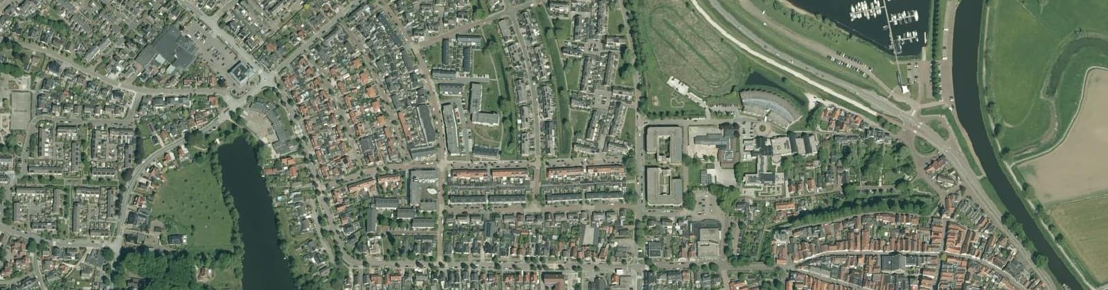 Luchtfoto van Zandkamp en omgeving