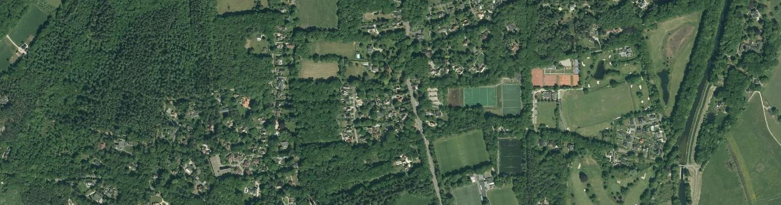 Luchtfoto van Villapark