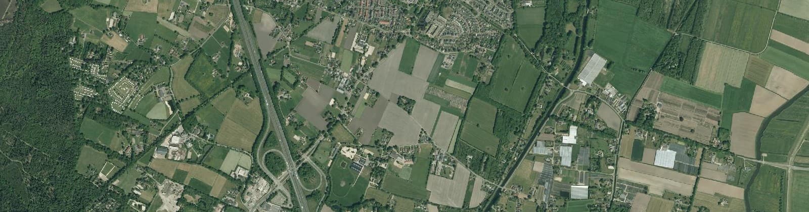 Luchtfoto van Verspreide huizen Heerde-Zuid