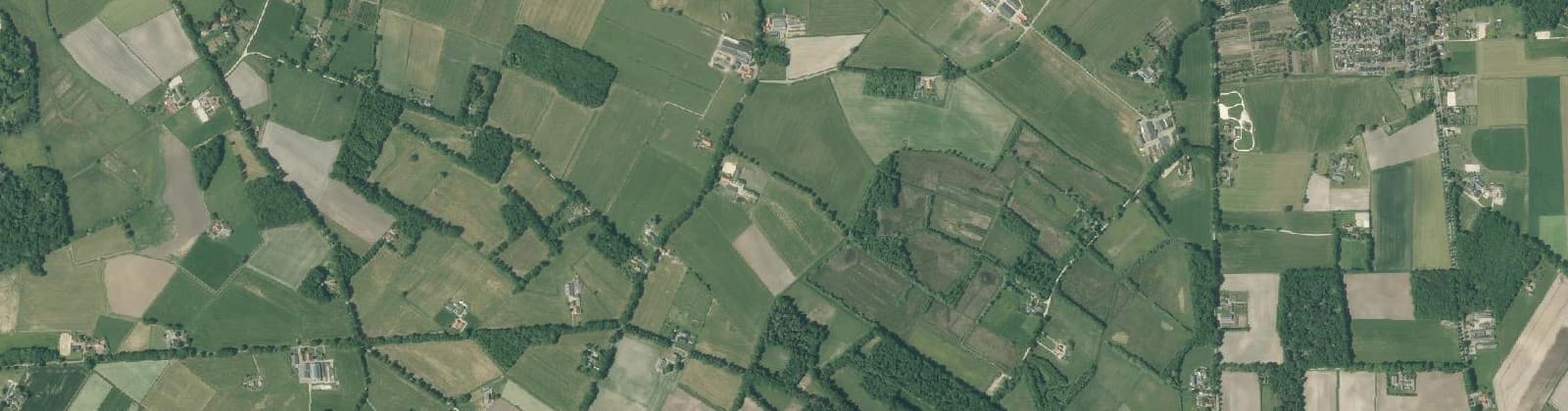 Luchtfoto van Verspr.h. Zwarte Veen en Barchemse Enk