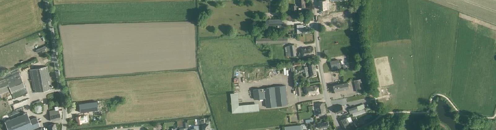 Luchtfoto van Well