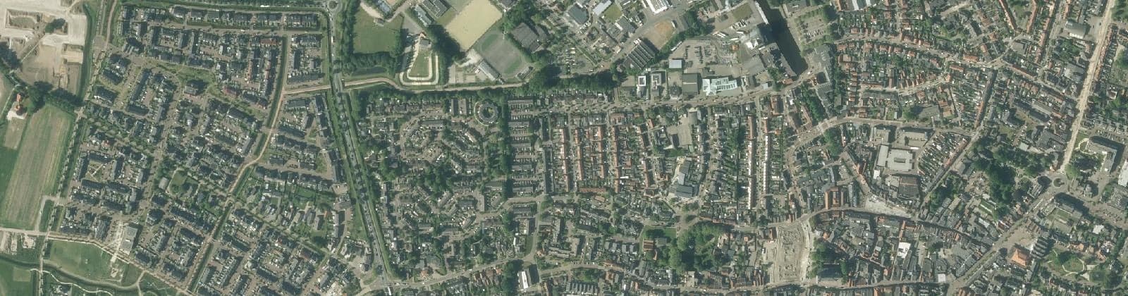 Luchtfoto van Nautena-noord/Havenstraat