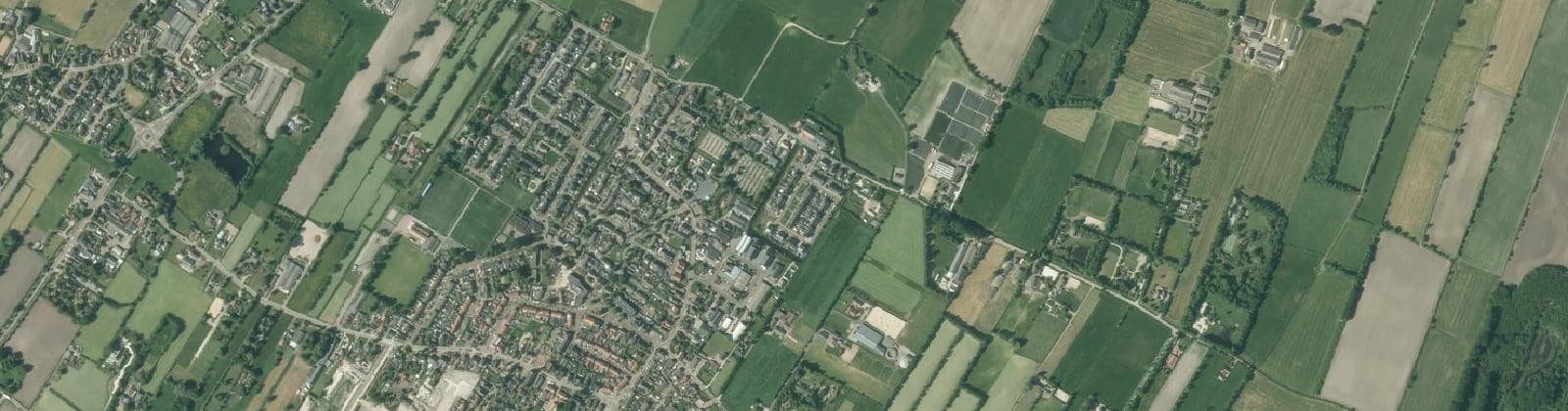 Luchtfoto van Nijkerkerveen-Noord