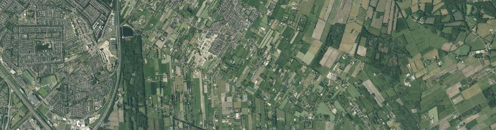 Luchtfoto van Nijkerkerveen-Zuid