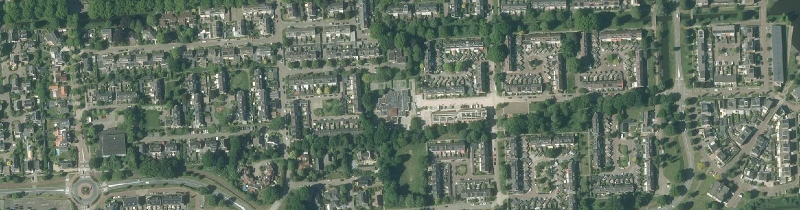 Luchtfoto van Hoevelaken-Oranjebuurt-Horstbeek