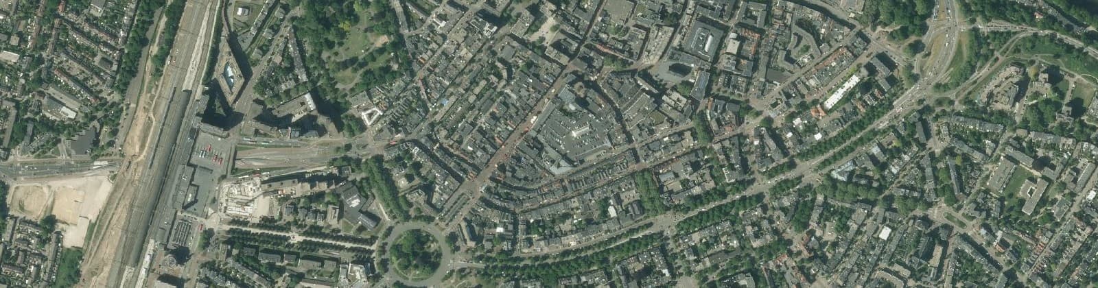 Luchtfoto van Stadscentrum