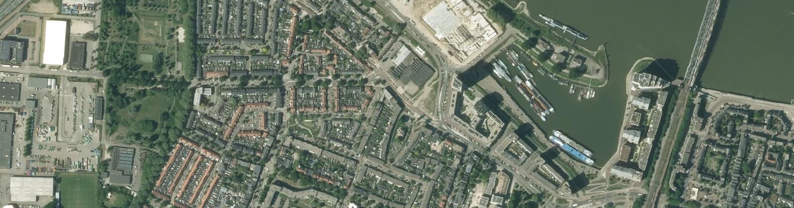 Luchtfoto van Biezen