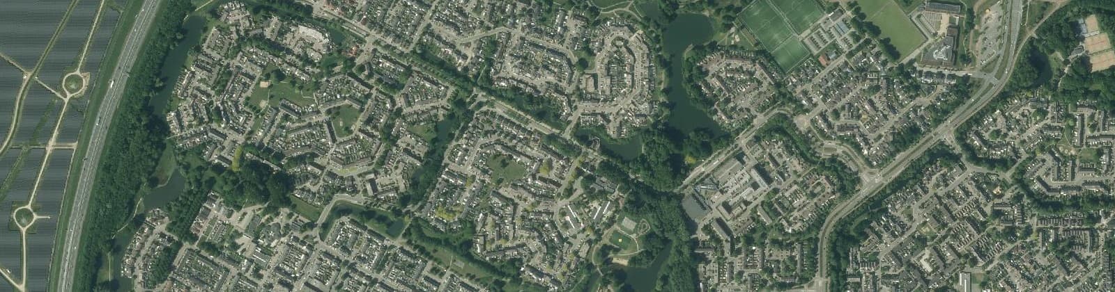 Luchtfoto van 't Acker