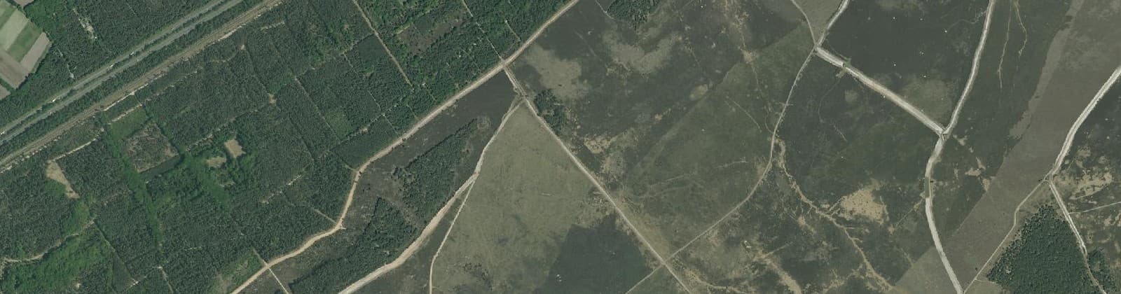 Luchtfoto van Verspreide huizen heide 't Loo