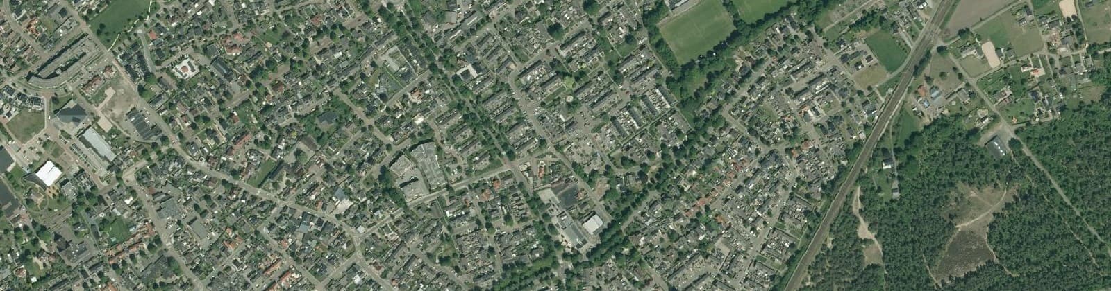 Luchtfoto van Wezep-Oost