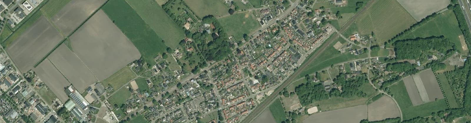 Luchtfoto van Hattemerbroek