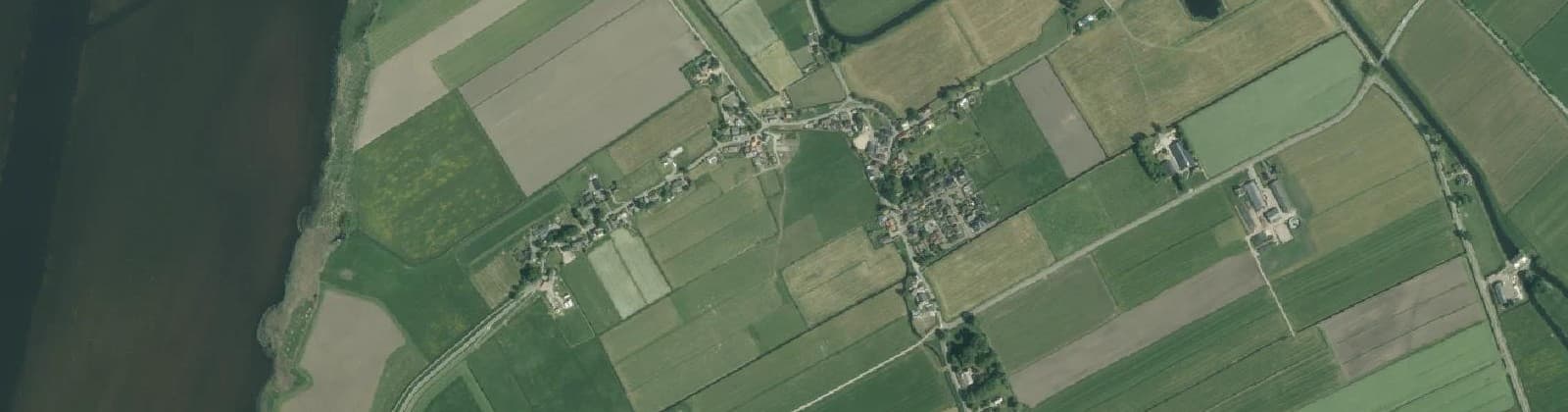 Luchtfoto van Noordeinde