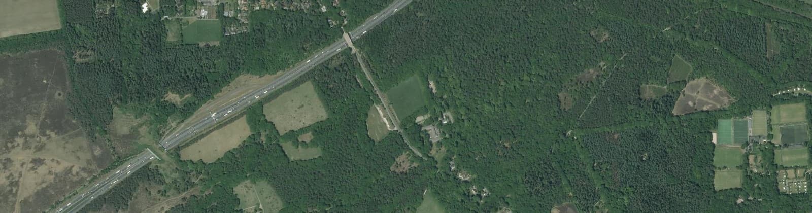 Luchtfoto van Wolfhezerbeek