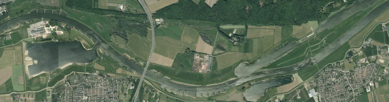 Luchtfoto van Doorwerthse Waarden