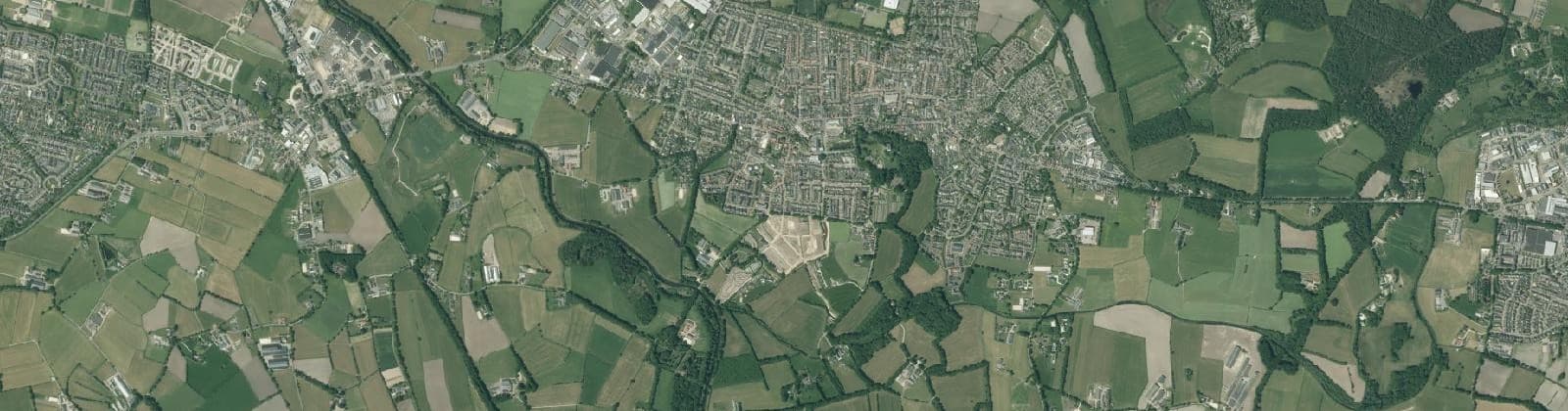 Luchtfoto van Verspr.h. ten zuiden van Scherpenzeel