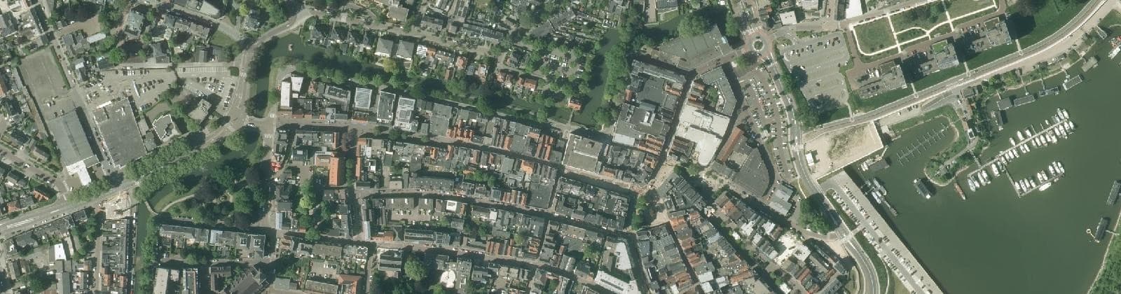 Luchtfoto van Binnenstad