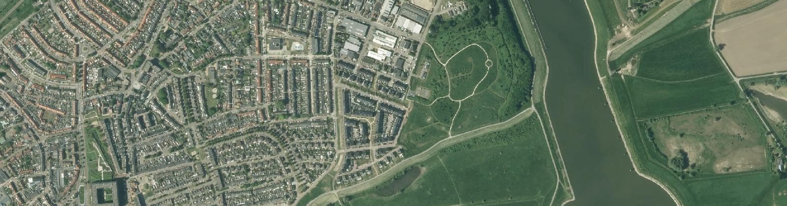 Luchtfoto van Latenstein