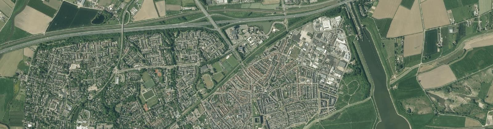 Luchtfoto van Westroijen