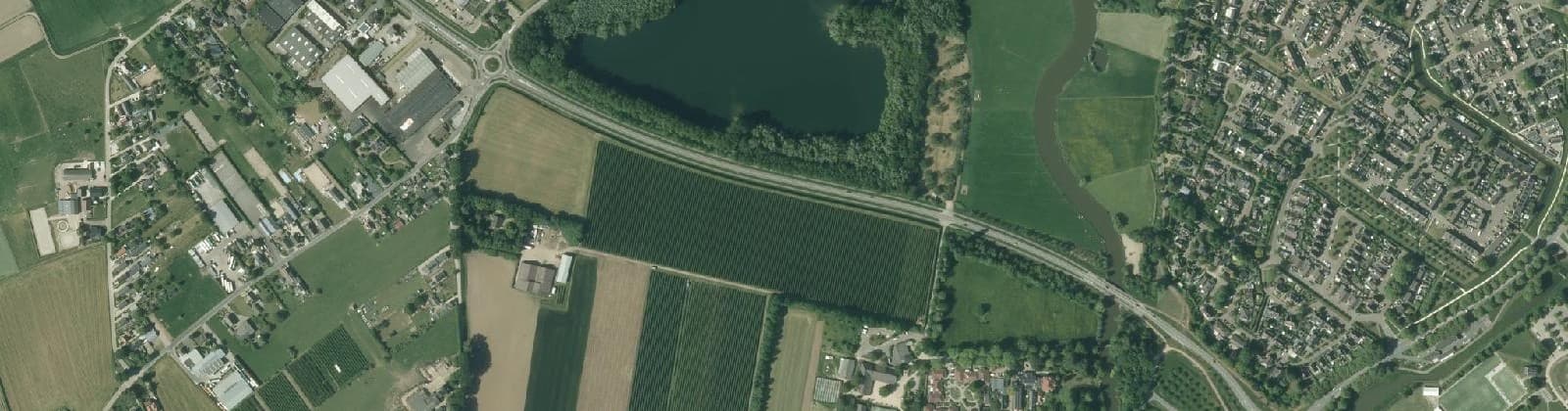 Luchtfoto van Rauwenhof e.o.