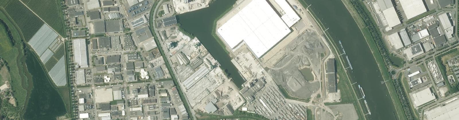 Luchtfoto van Industrieterrein Kellen