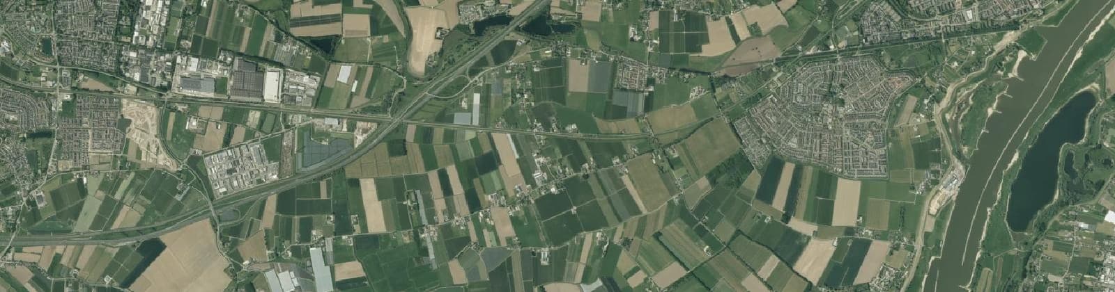Luchtfoto van Wadenoijen e.o.