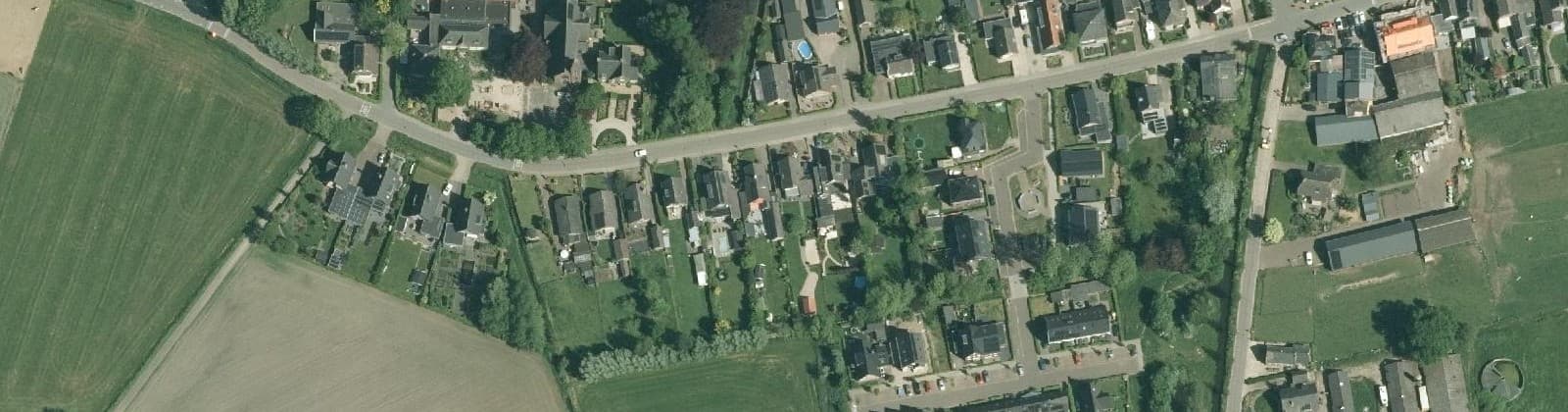 Luchtfoto van De Vecht Dorpskern