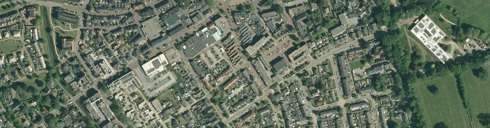 Luchtfoto van Twello Centrum