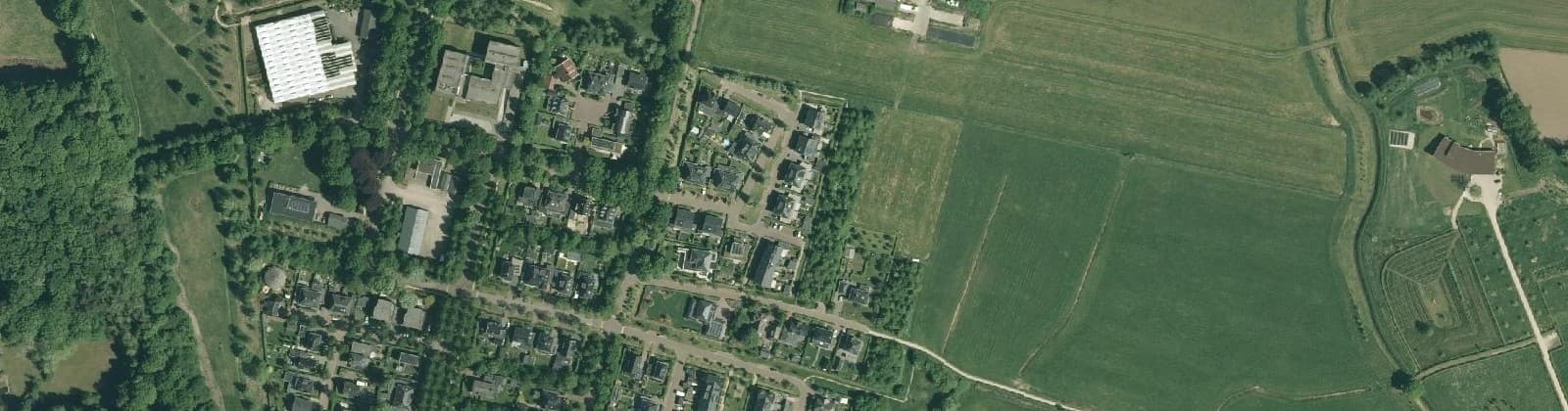 Luchtfoto van Twello Achter Het Holthuis