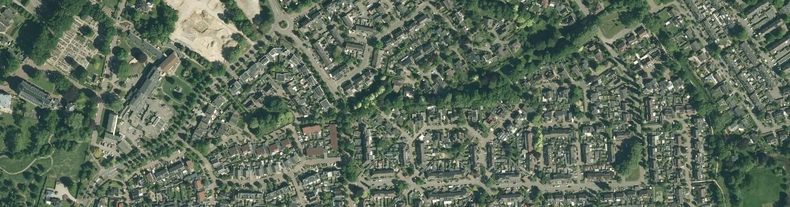 Luchtfoto van Twello Planetenbuurt en Hietweide