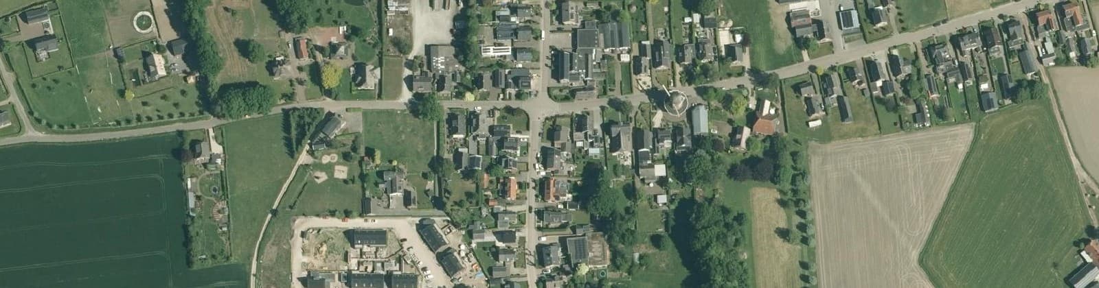 Luchtfoto van Posterenk Dorpskern