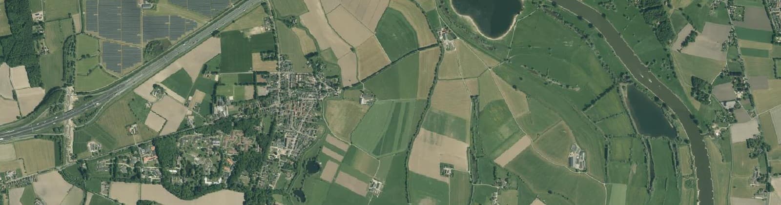 Luchtfoto van Wilp Buitengebied