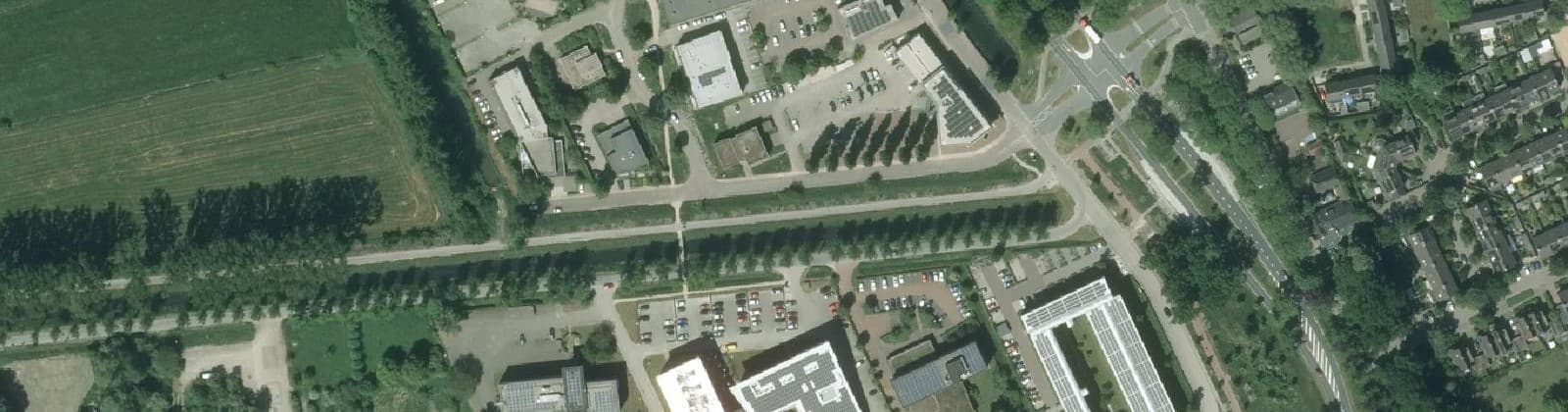 Luchtfoto van Business & Science Park