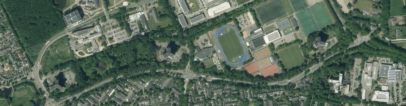 Luchtfoto van De Blauwe Bergen en de Bongerd