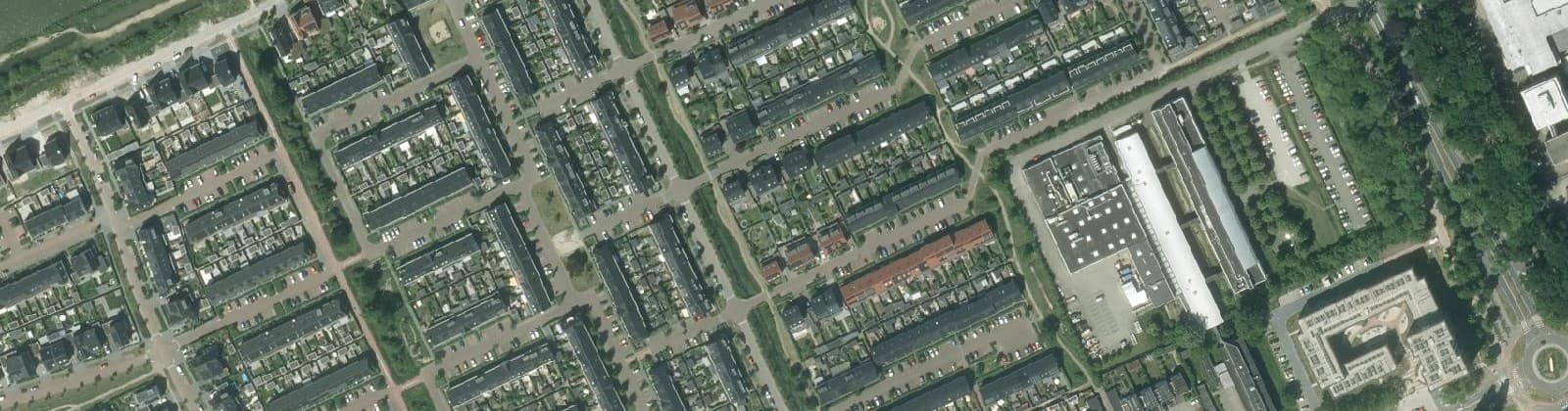 Luchtfoto van Kortenoord-Oost