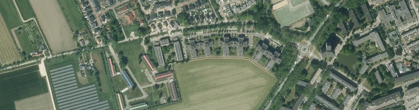 Luchtfoto van Haarweg