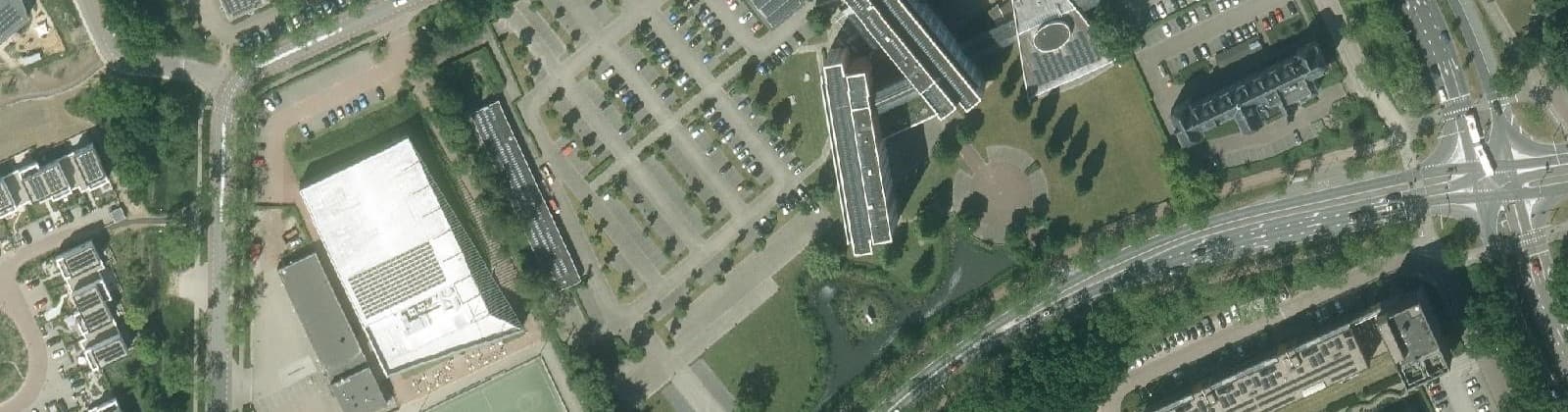Luchtfoto van Marijkebuurt
