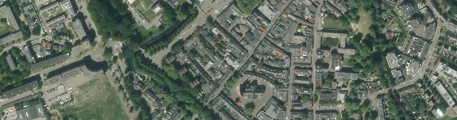 Luchtfoto van Binnenstad
