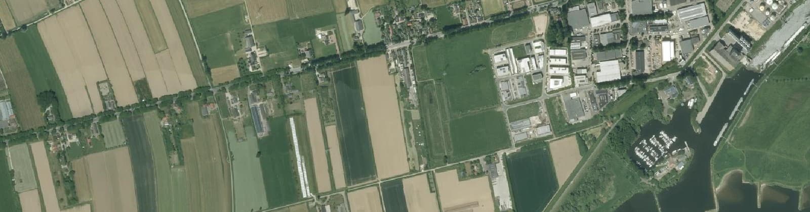 Luchtfoto van Oude Nude