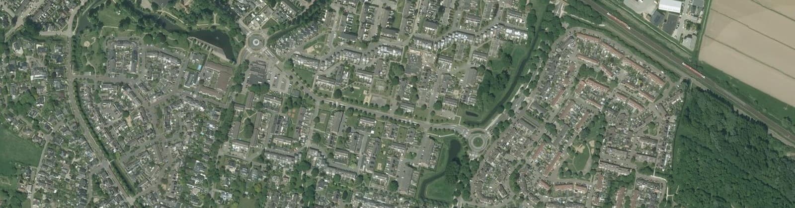 Luchtfoto van Westervoort-Broeklanden