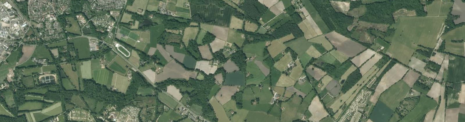 Luchtfoto van Verspr.h. Brinkheurne en omgeving