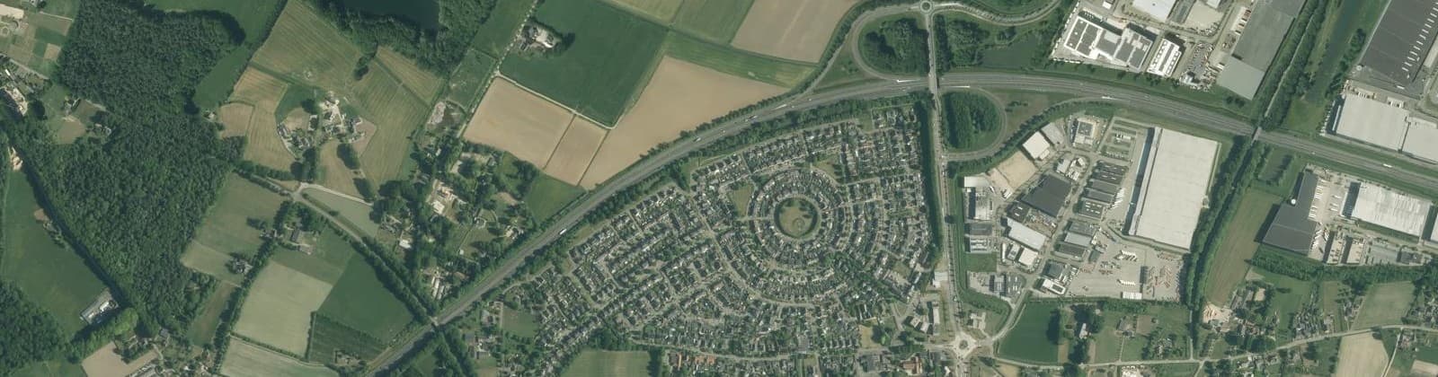 Luchtfoto van Saltshof