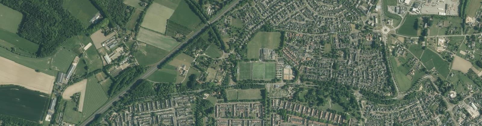 Luchtfoto van Woezik