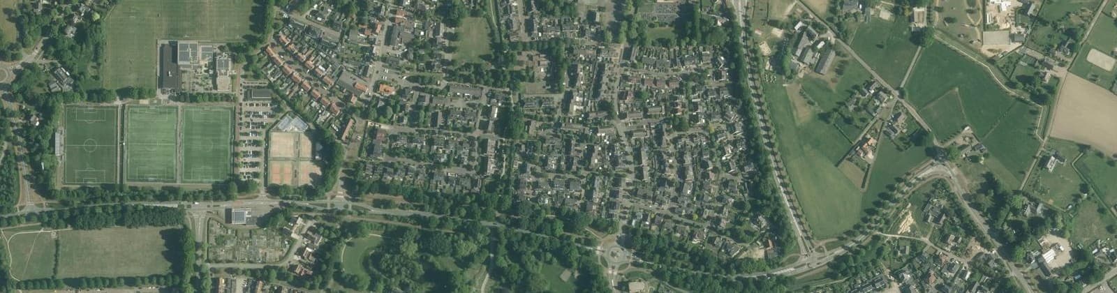 Luchtfoto van Veenhof