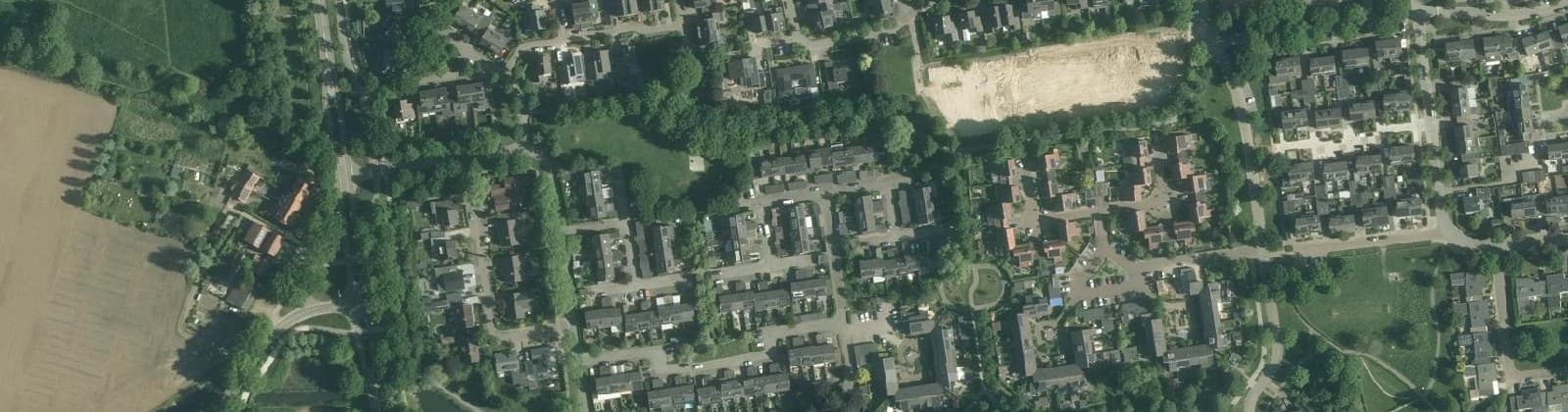 Luchtfoto van Blauwe Hof