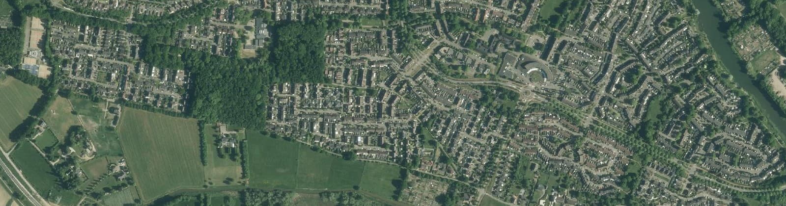 Luchtfoto van Abersland