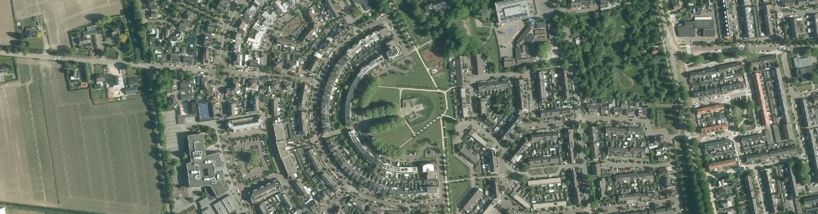 Luchtfoto van Zaltbommel Spellewaard