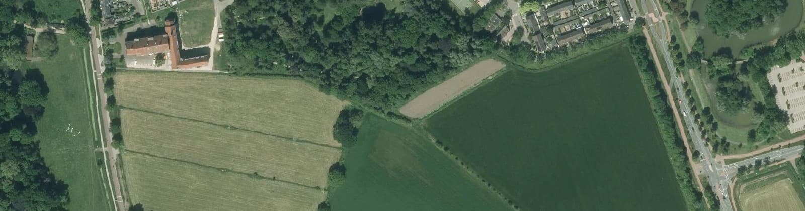 Luchtfoto van Schrijvershoek