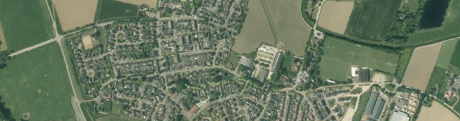 Luchtfoto van Pannerden