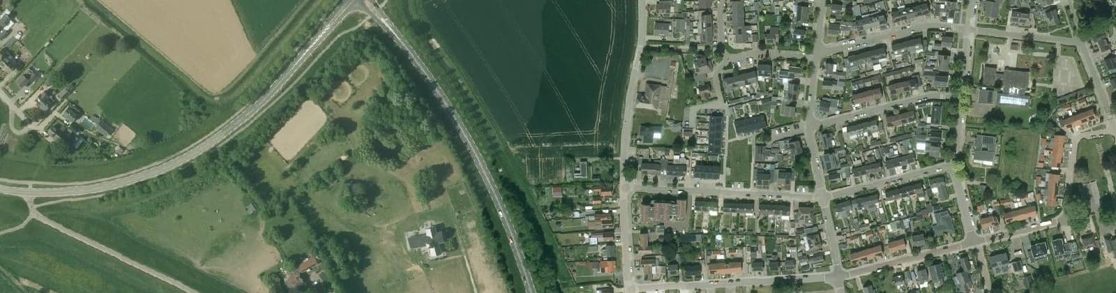 Luchtfoto van Herwen