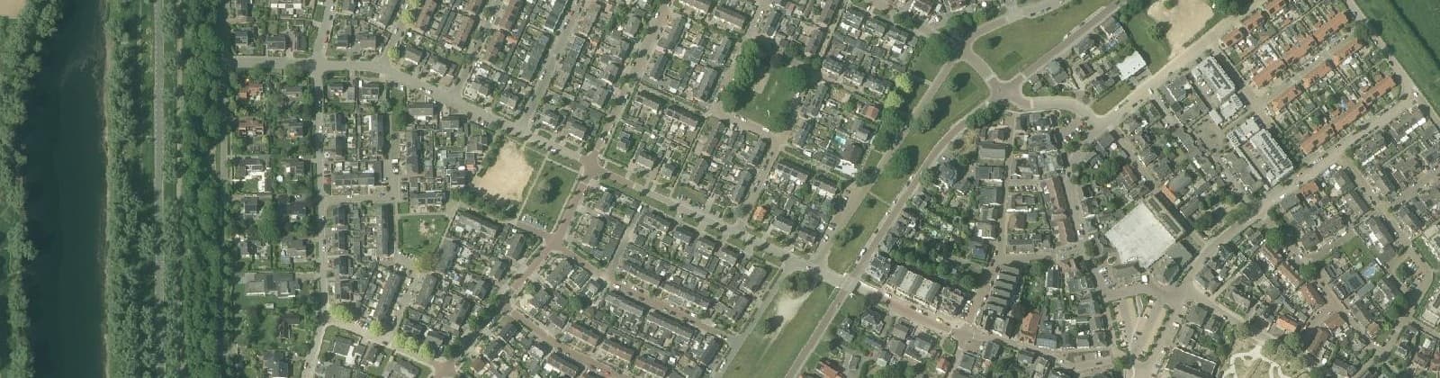 Luchtfoto van Lobith